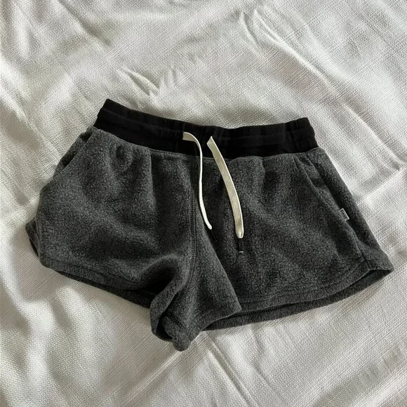 Feat Women's Small Blanketblend Shorts Tie Dye High Rise Fuzzy Drawstring - 0347 - Picture 5 of 6